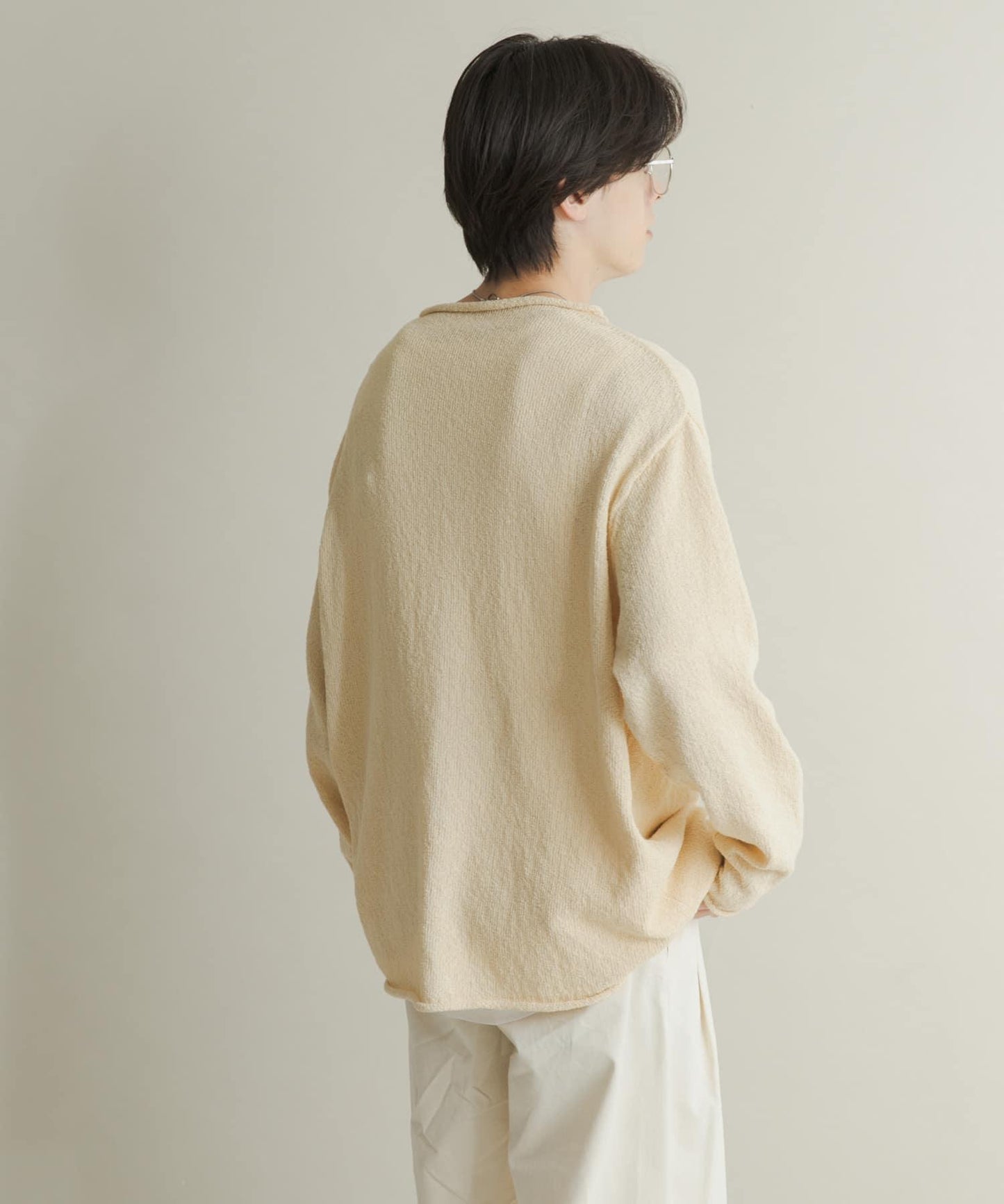 棉感高領針織衫