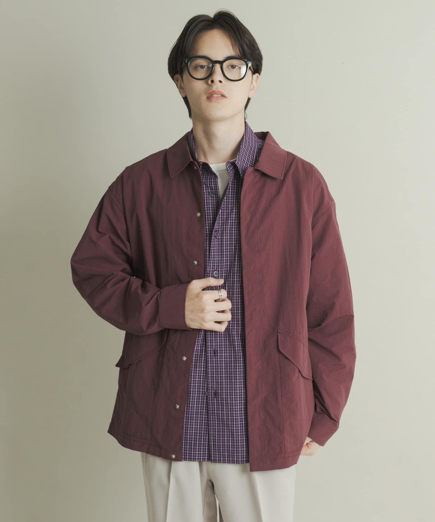 多功能長袖襯衫夾克