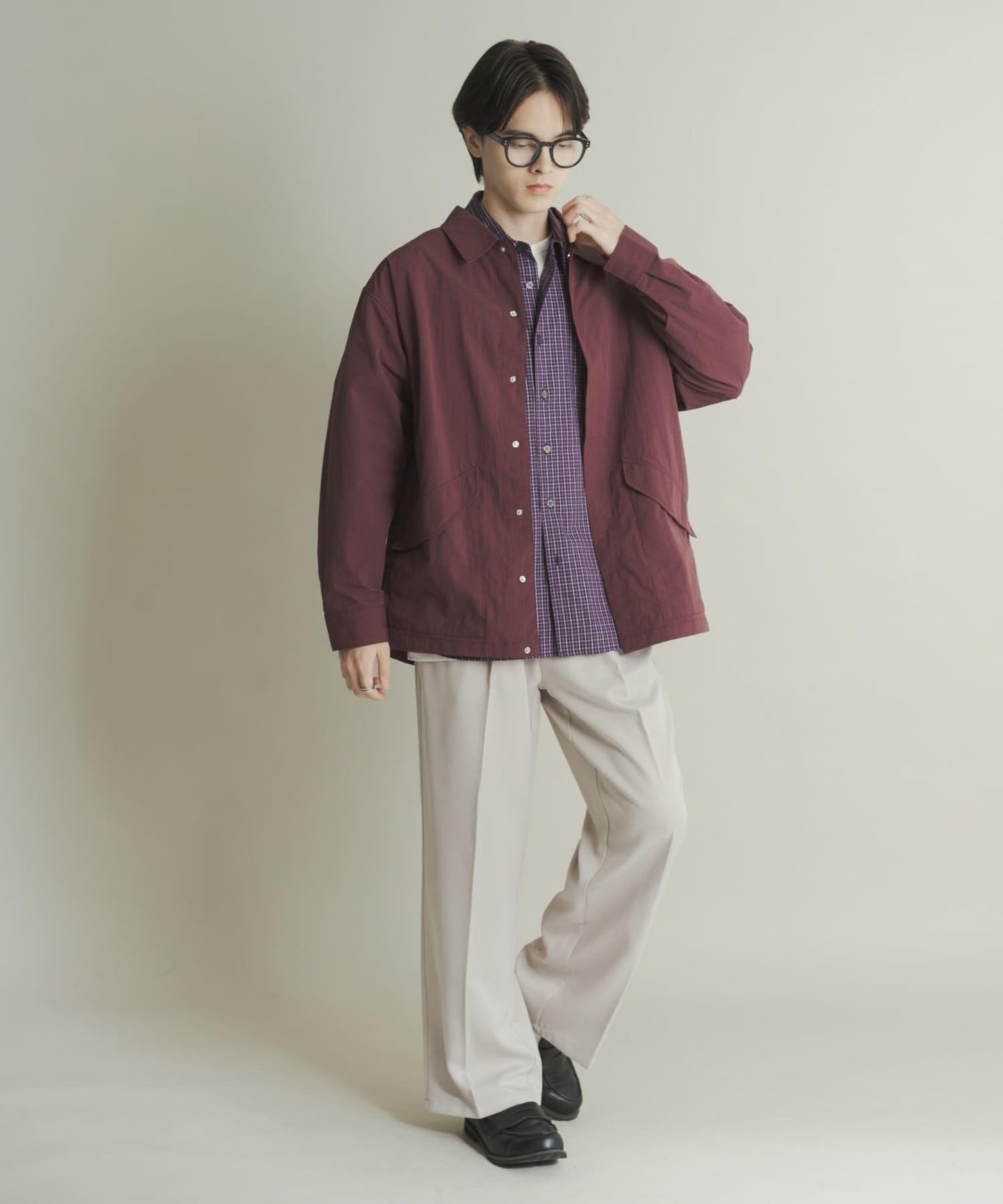 多功能長袖襯衫夾克