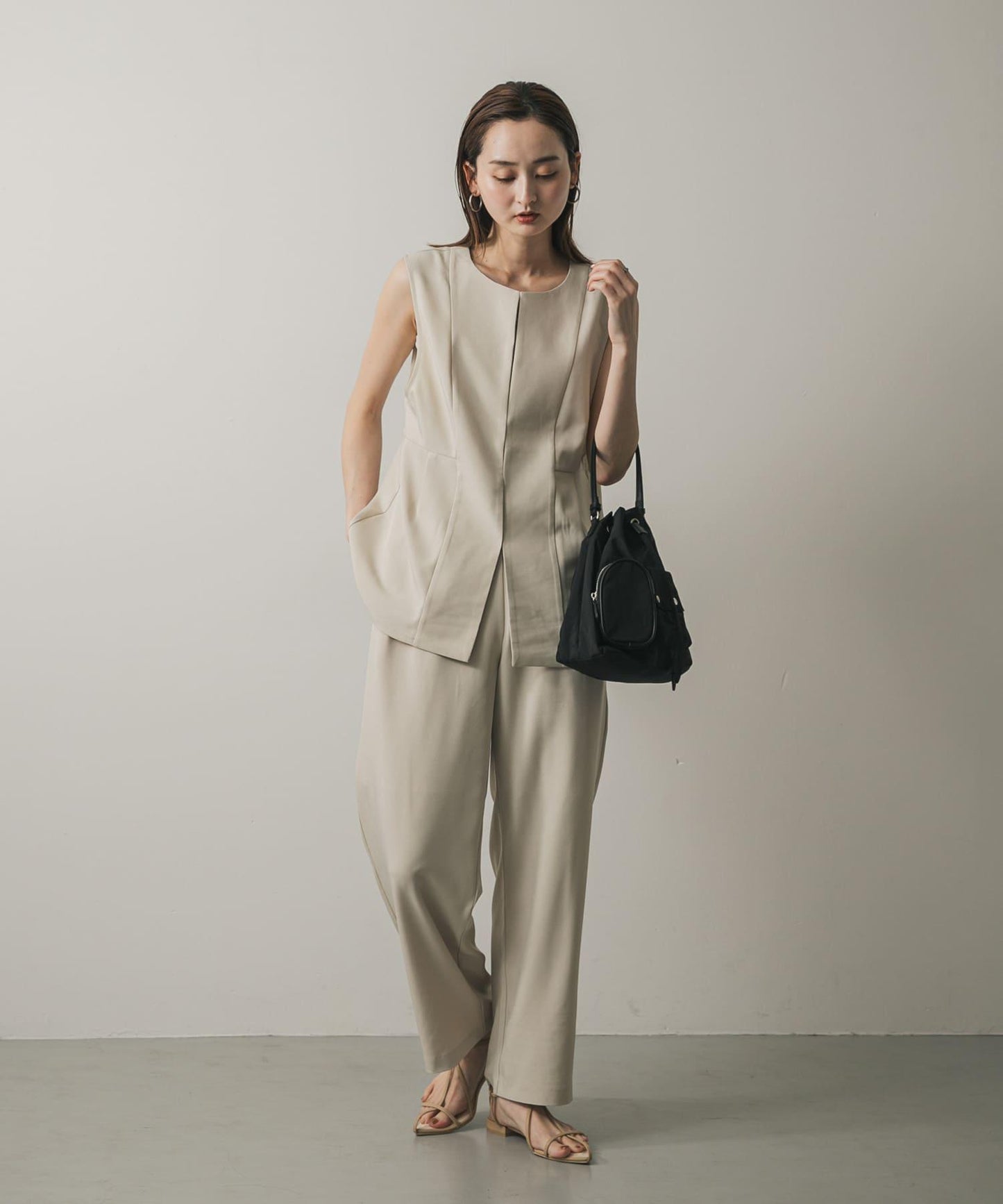 防潑水2WAY多功能口袋尼龍包