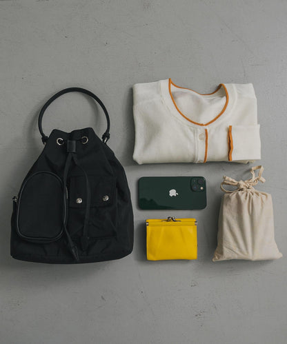 防潑水2WAY多功能口袋尼龍包