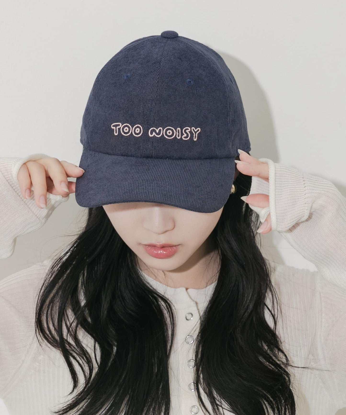 燈芯絨標誌棒球帽