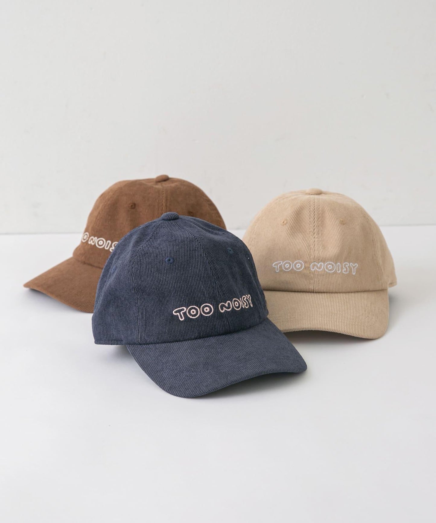 燈芯絨標誌棒球帽