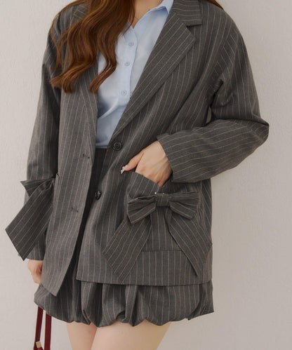 【RMAF】多層蝴蝶結西裝外套