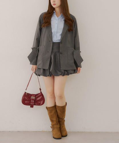 【RMAF】多層蝴蝶結西裝外套