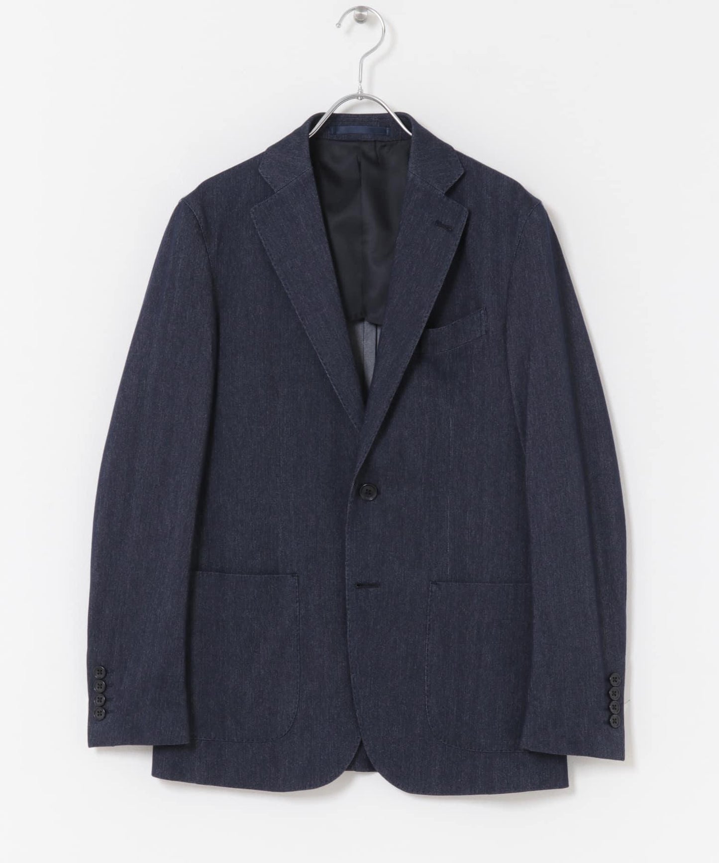 LIFE STYLE TAILOR 牛仔風針織夾克