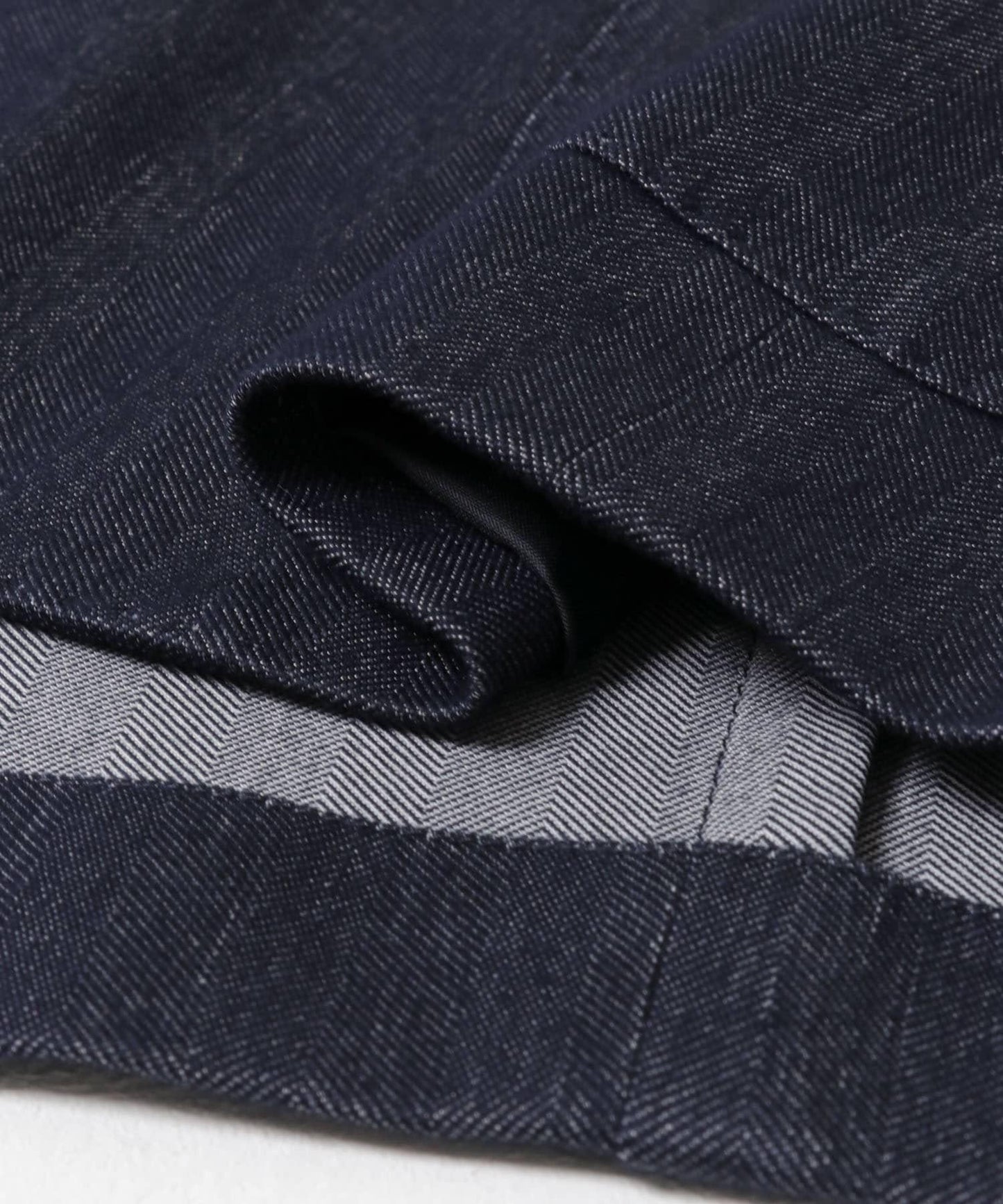 LIFE STYLE TAILOR 牛仔風針織夾克
