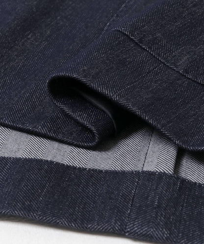LIFE STYLE TAILOR 牛仔風針織夾克