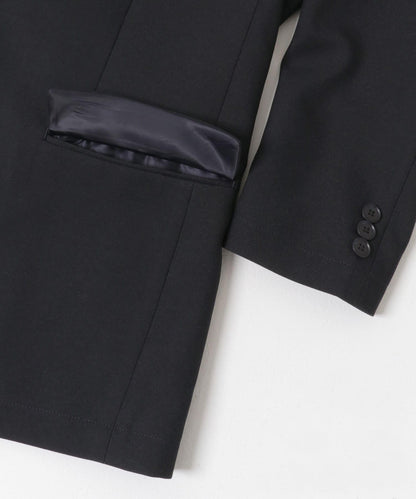 LIFE STYLE TAILOR 微型格紋彈力西裝夾克