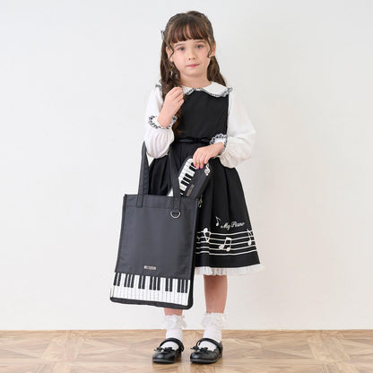 鋼琴圖案托特包