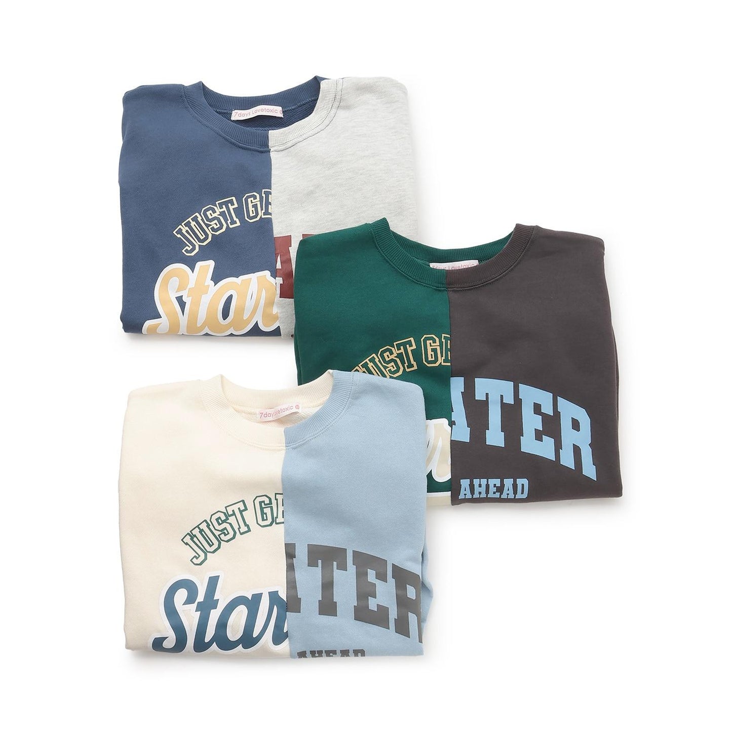 【7days】復古風學院衛衣