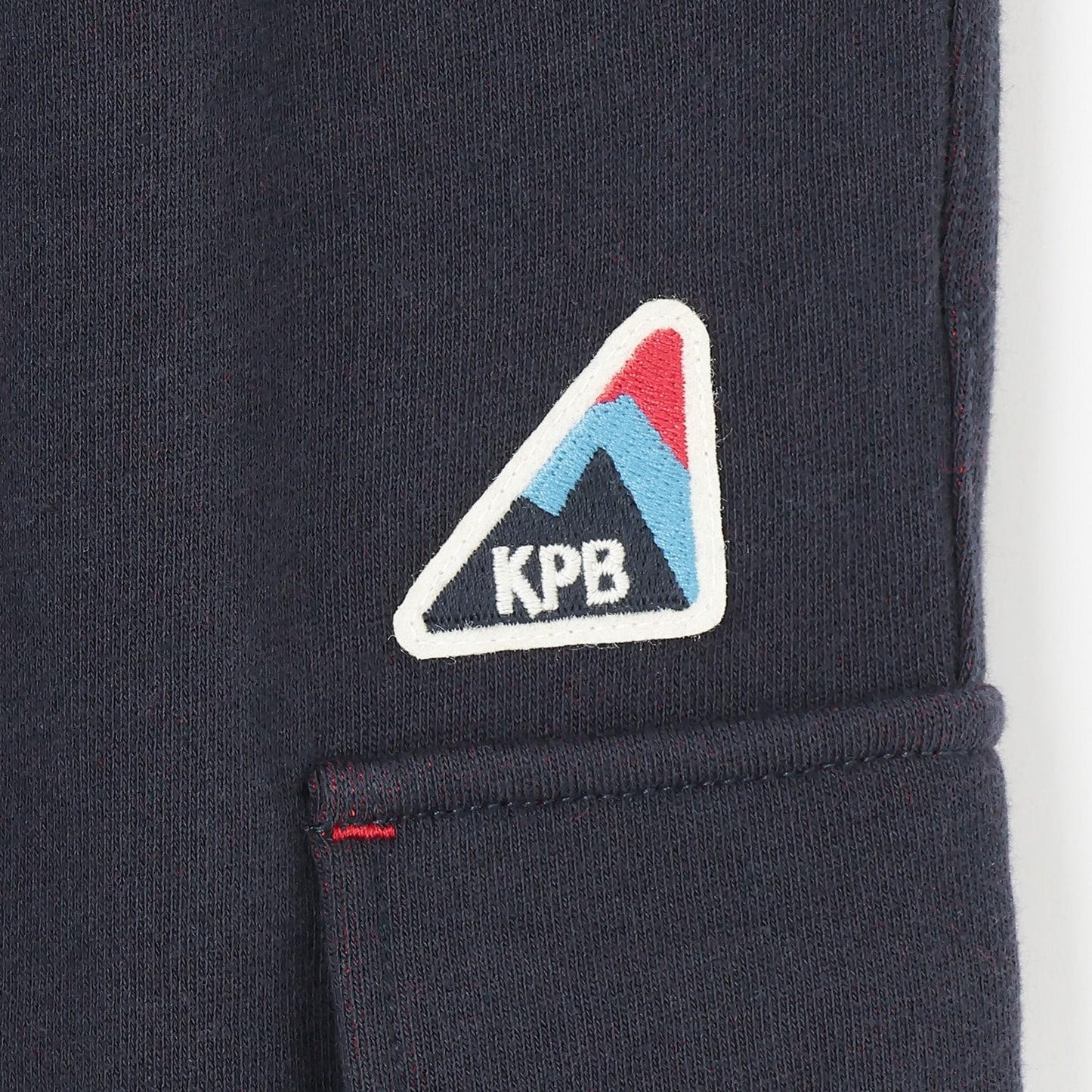 內配色加絨工裝褲