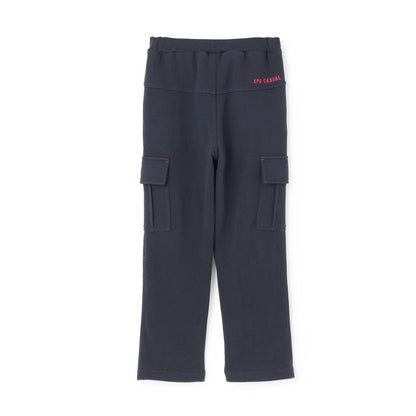 內配色加絨工裝褲