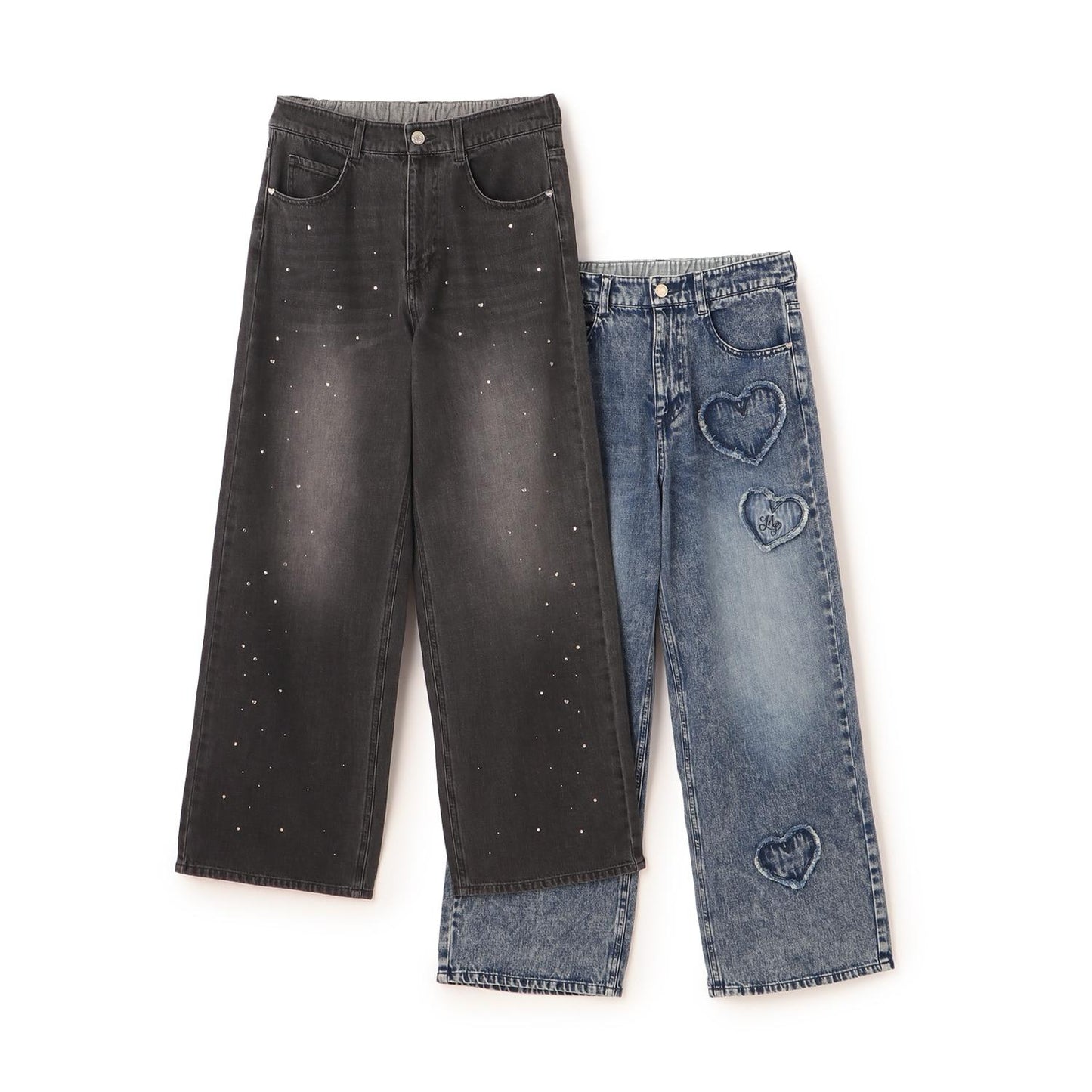 顯瘦高腰多款設計牛仔褲