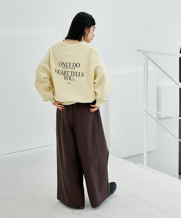 特別款V領套頭衫/衛衣風針織衫