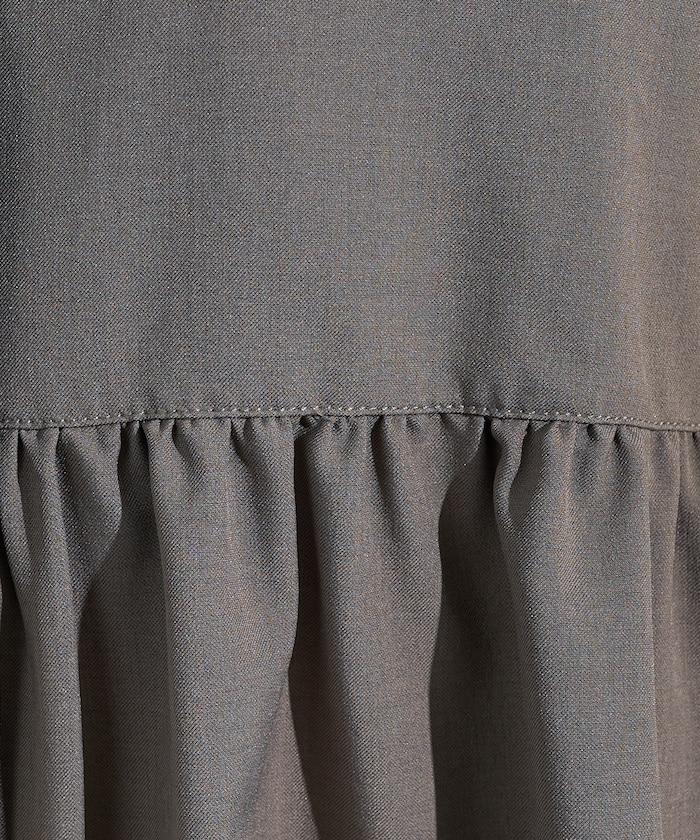 【3件套單品～トリオット系列～】荷葉邊下襬馬甲三件套