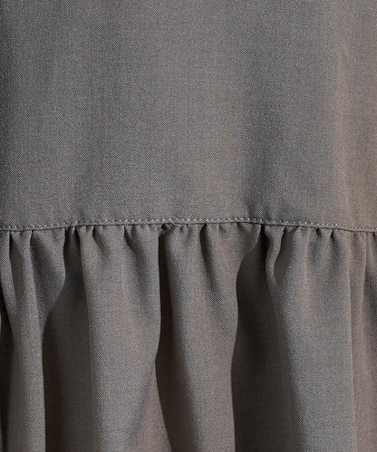 【3件套單品～トリオット系列～】荷葉邊下襬馬甲三件套