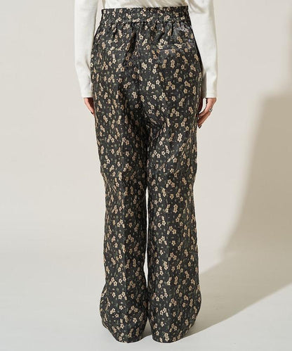 花卉提花長褲＜可搭配套裝＞