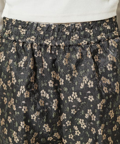 花卉提花長褲＜可搭配套裝＞