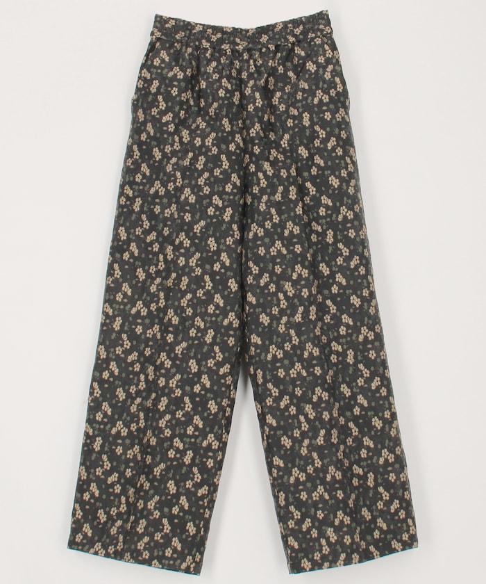 花卉提花長褲＜可搭配套裝＞