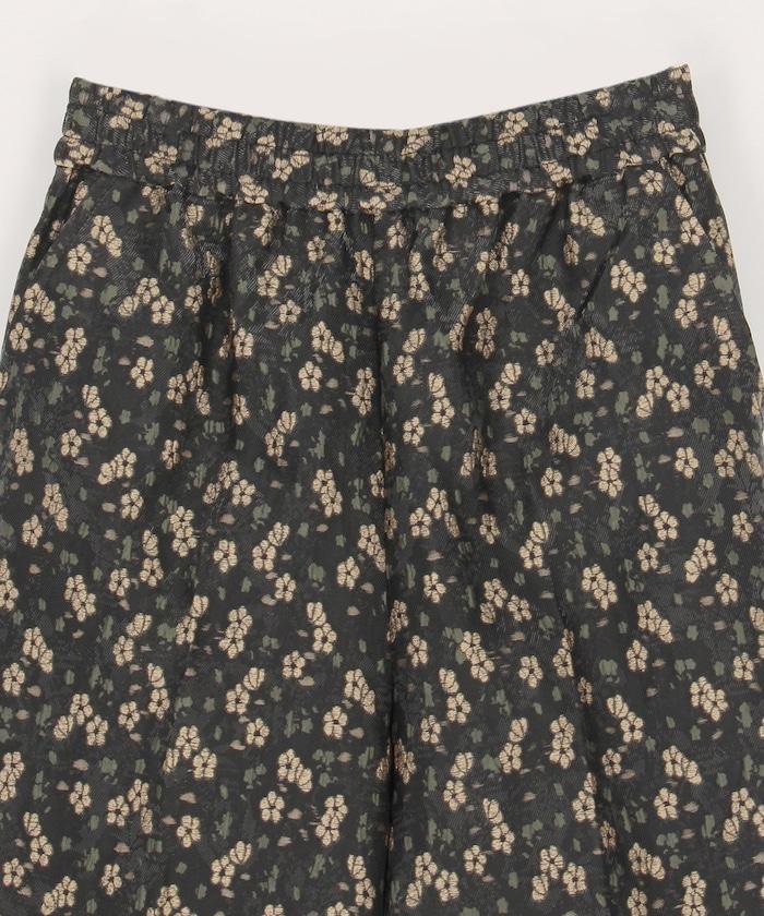 花卉提花長褲＜可搭配套裝＞