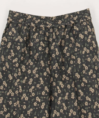 花卉提花長褲＜可搭配套裝＞