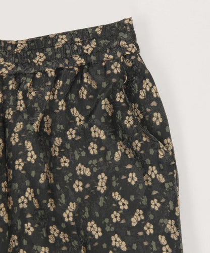 花卉提花長褲＜可搭配套裝＞