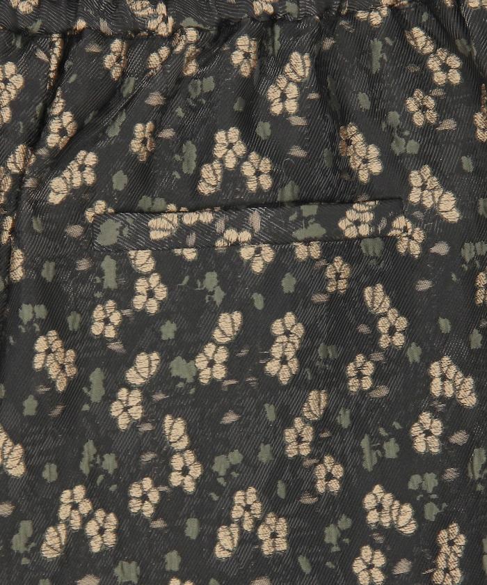 花卉提花長褲＜可搭配套裝＞