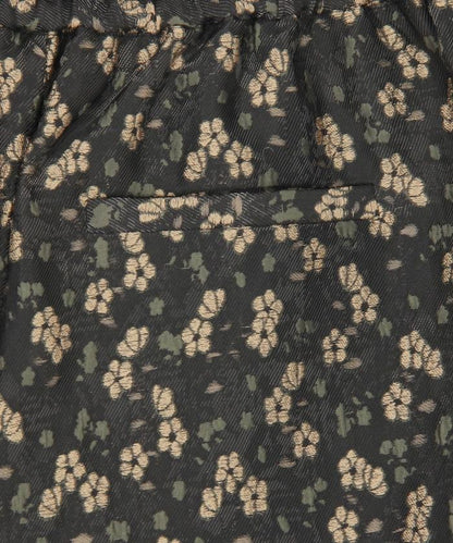 花卉提花長褲＜可搭配套裝＞