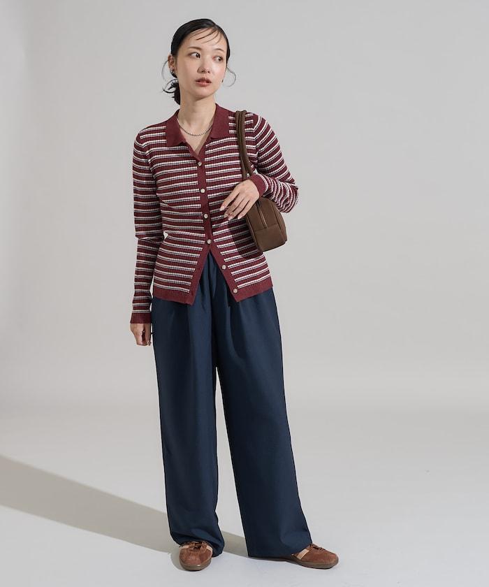 【3件套單品～トリオット系列～】荷葉邊下襬馬甲三件套