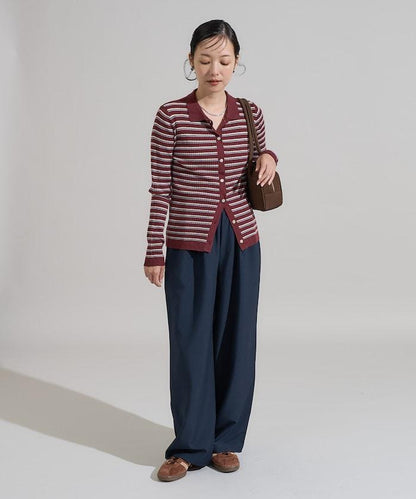 【3件套單品～トリオット系列～】荷葉邊下襬馬甲三件套