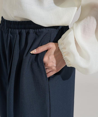 【3件套單品～トリオット系列～】荷葉邊下襬馬甲三件套