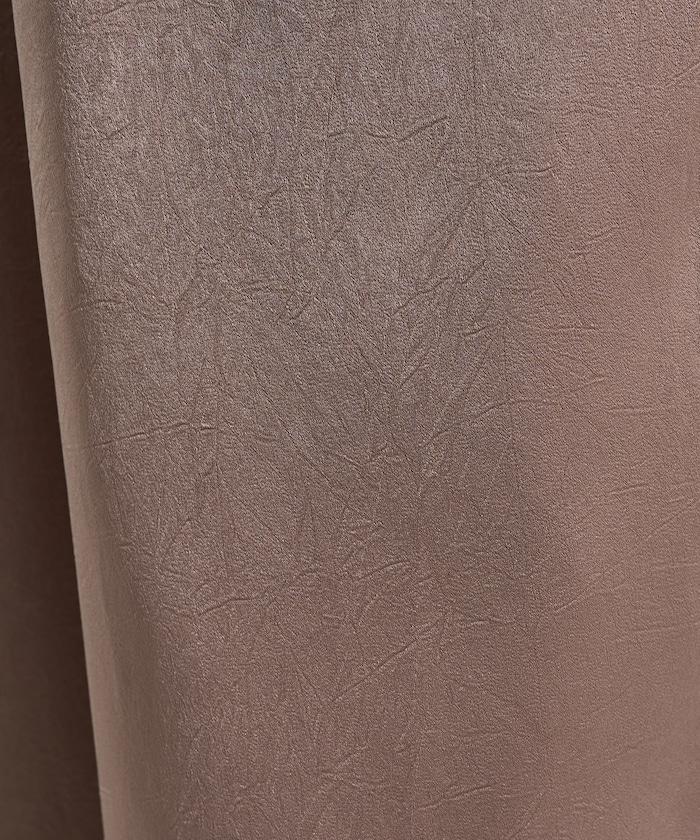 緞面褶皺休閒長褲<可搭配套裝>