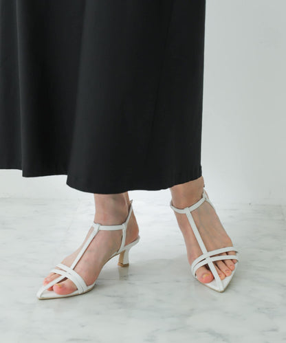 尖頭細帶涼鞋