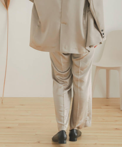 緞面休閒長褲