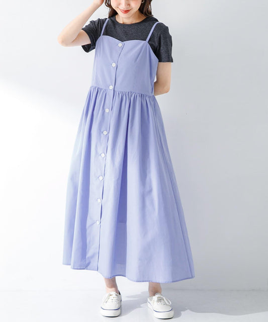 UR TECH Smart Linen Touch 吊帶連衣裙