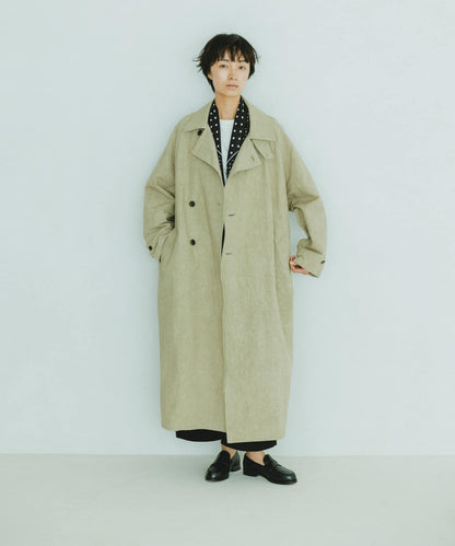 男女同款棉麻寬鬆風衣