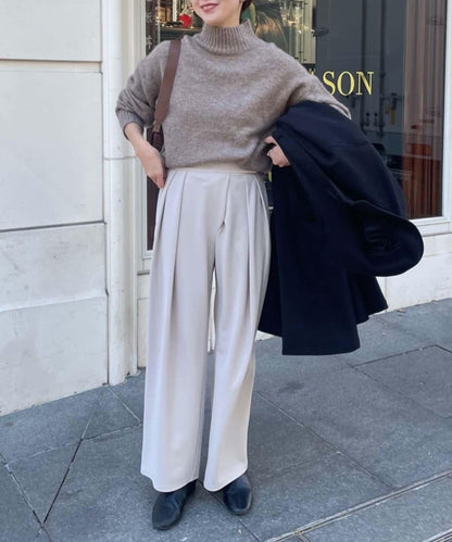 犛牛絨高領針織衫