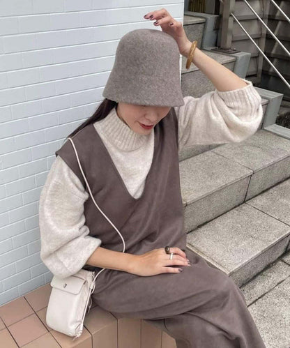 犛牛絨高領針織衫