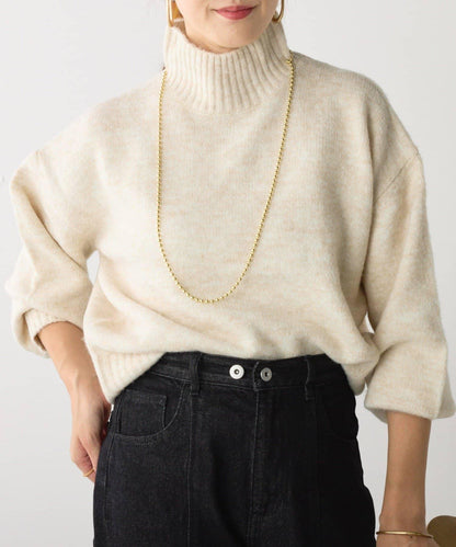 犛牛絨高領針織衫