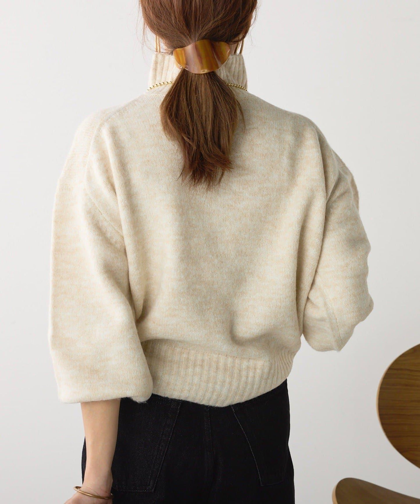 犛牛絨高領針織衫