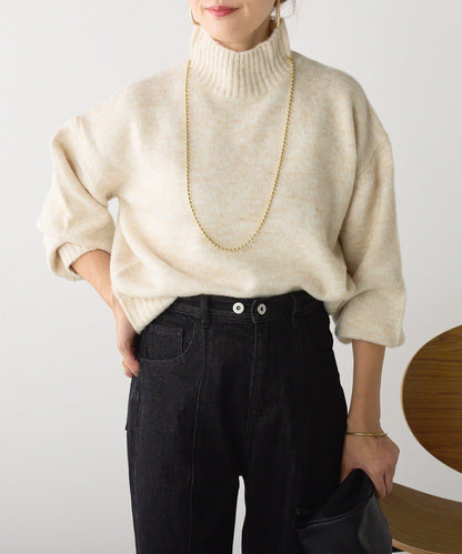 犛牛絨高領針織衫