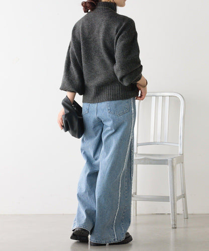 犛牛絨高領針織衫