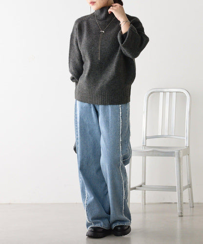 犛牛絨高領針織衫