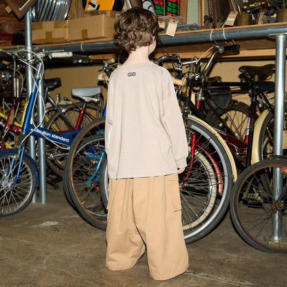 【MNCM】【舒適天竺棉】拼色寬鬆T恤