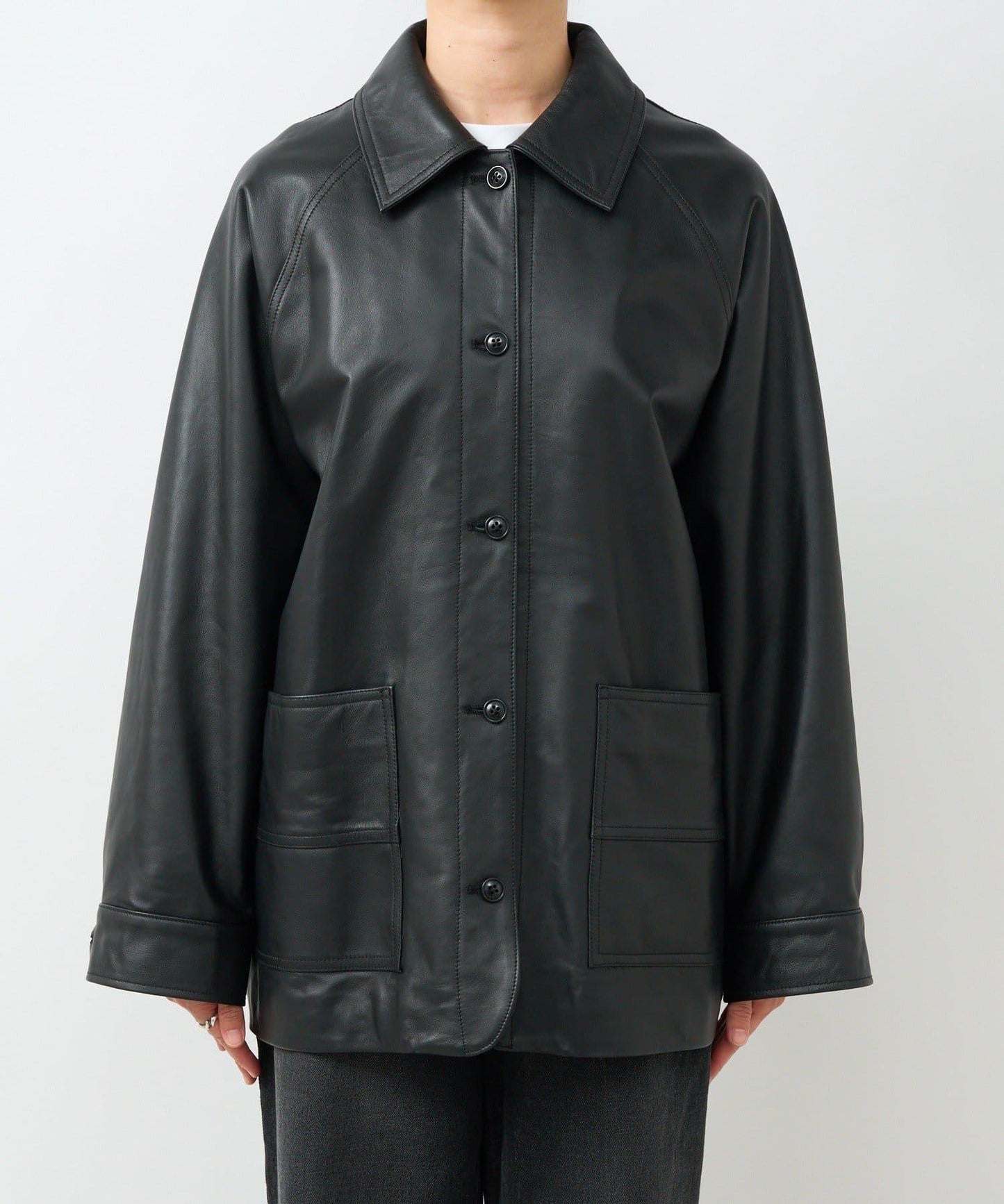 【MONN.:.(モン)】皮革夾克