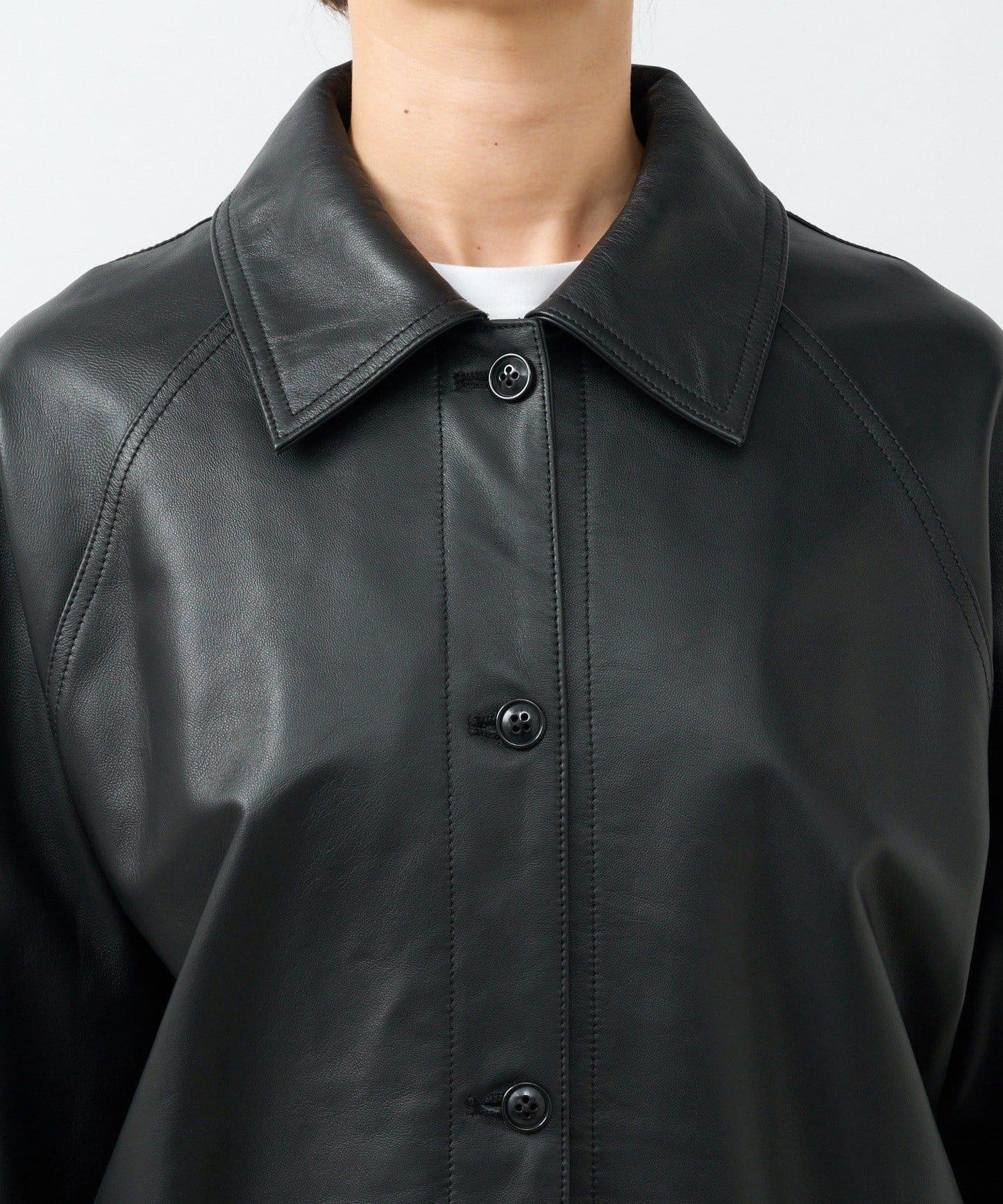 【MONN.:.(モン)】皮革夾克