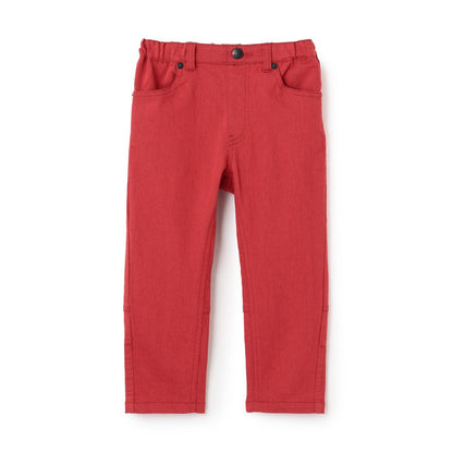 彈力斜紋錐形褲