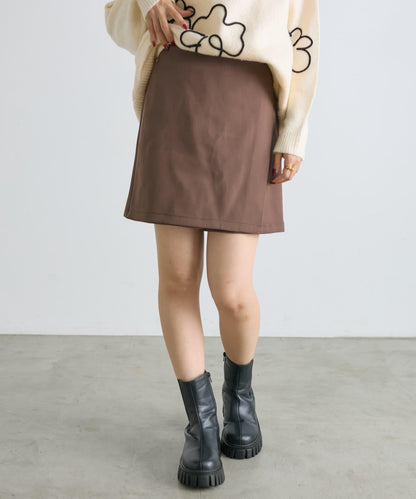 【w closet】開衩迷你裙褲