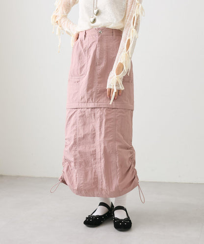 【w closet】多功能工裝裙